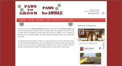 Desktop Screenshot of pawsforawhile.com