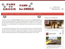 Tablet Screenshot of pawsforawhile.com